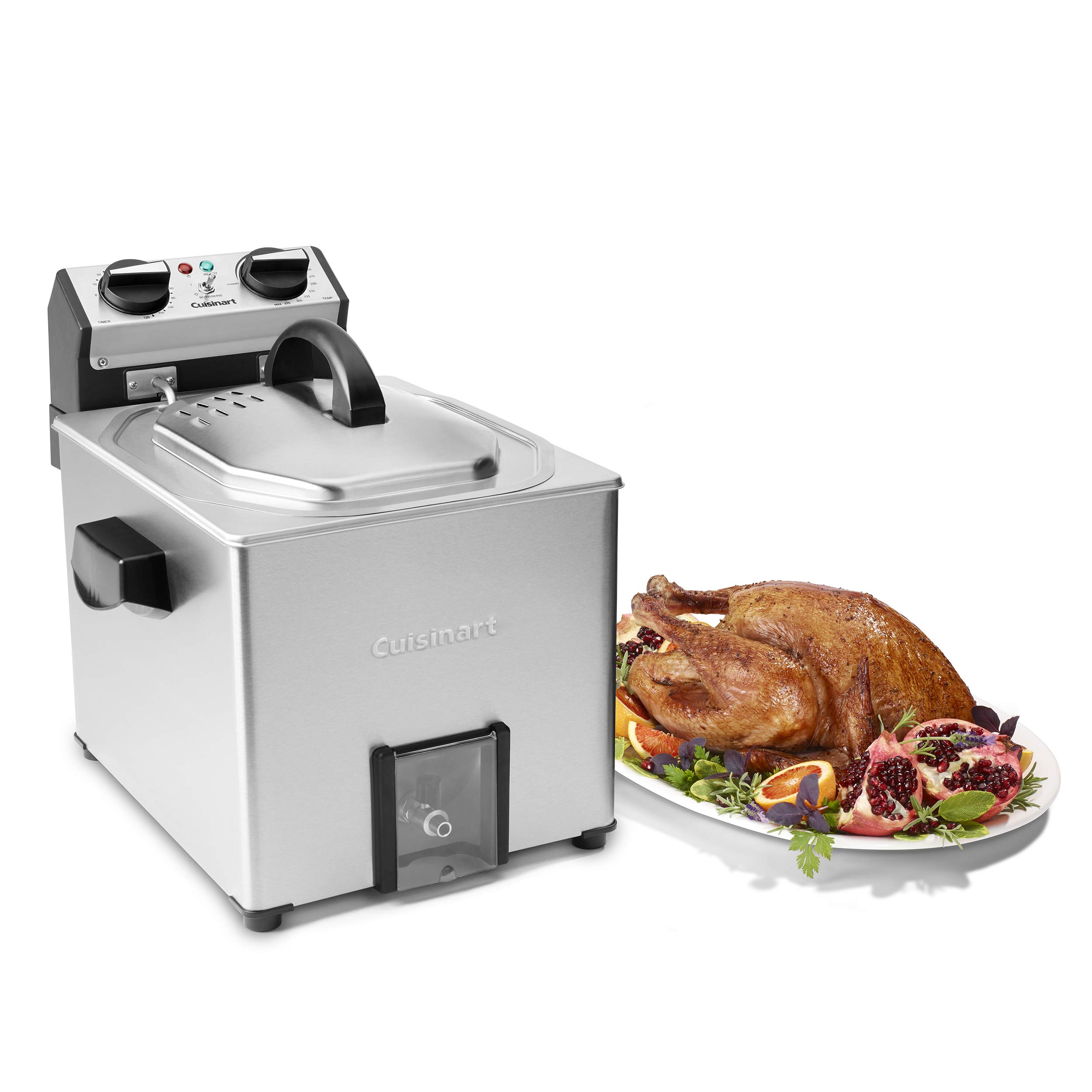 Cuisinart CDF-500 Extra Large Deep Fryer - Silver : Amazon.de